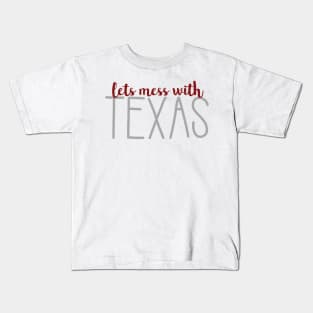 Cute Lets Mess with Texas Kids T-Shirt